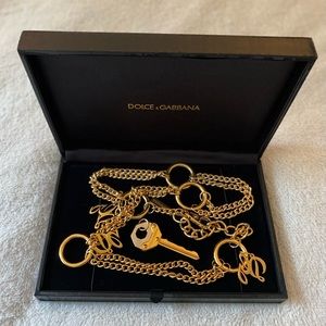 Dolce & Gabbana Chain Belt With Charms